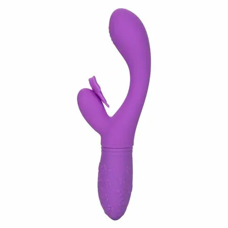 CalExotics Butterfly Kiss Flutter Violet - Dual Motor Rechargeable Massager