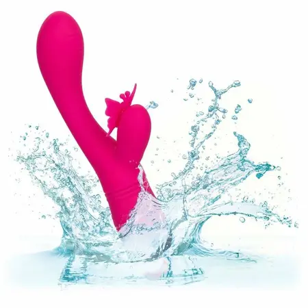 CalExotics Butterfly Kiss Flutter Roze Punjivi Intimni Masažer