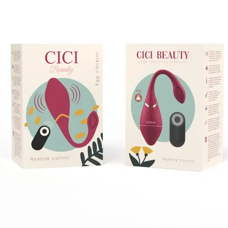 CICI Beauty Silikonsko Bežično Jaje - Daljinski Upravljač, Vodootporno, 10 Modova
