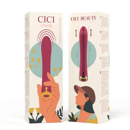 CICI BEAUTY Ultra Power Silicone Bullet - Compact Waterproof Model 20cm