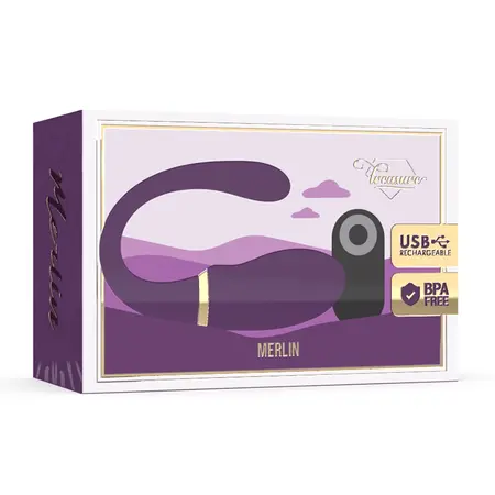 Treasure Merlin Dvostruki Vibracioni Sistem sa Daljinskim, Vodootporan, USB