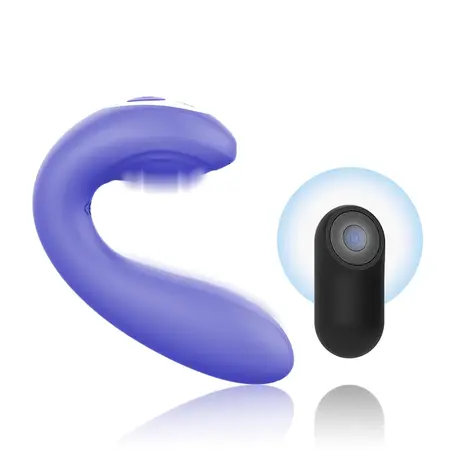 MR BOSS JOSEF Intimni Duo Uređaj sa Pulsacijom i Vibracijom Daljinski 12cm Plava