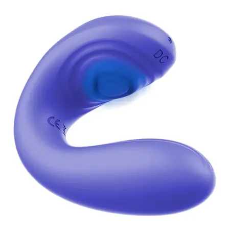 MR BOSS JOSEF Intimni Duo Uređaj sa Pulsacijom i Vibracijom Daljinski 12cm Plava