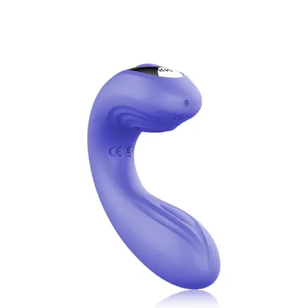 MR BOSS JOSEF Intimni Duo Uređaj sa Pulsacijom i Vibracijom Daljinski 12cm Plava