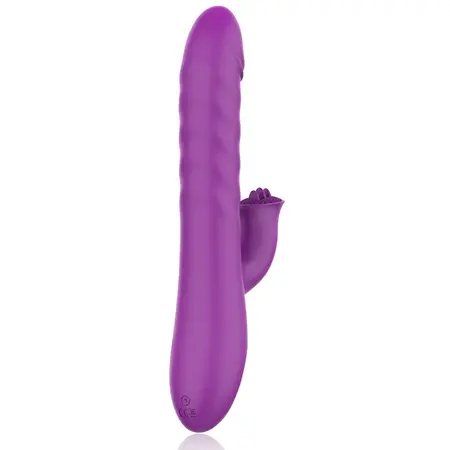 Fun Function Zenda Thruster & Rotacija Dvostruki Silikonski Uređaj 24.5cm Ljubičasta