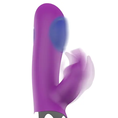 Fun Function Combi Dvostruki Tapkajući Intimni Sistem, Dvostruki Motor, Roze, 21 cm