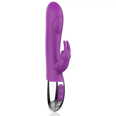 Fun Function Combi Dvostruki Tapkajući Intimni Sistem, Dvostruki Motor, Roze, 21 cm