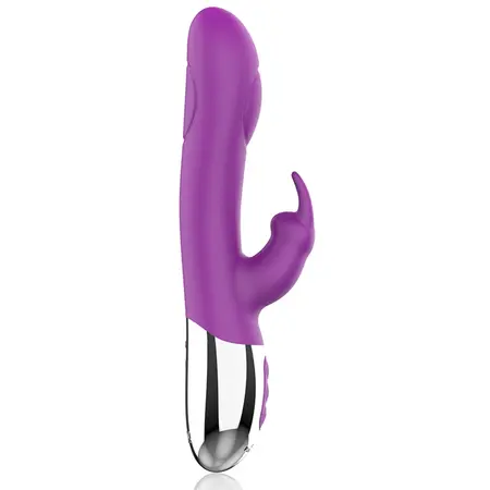 Fun Function Combi Dvostruki Tapkajući Intimni Sistem, Dvostruki Motor, Roze, 21 cm