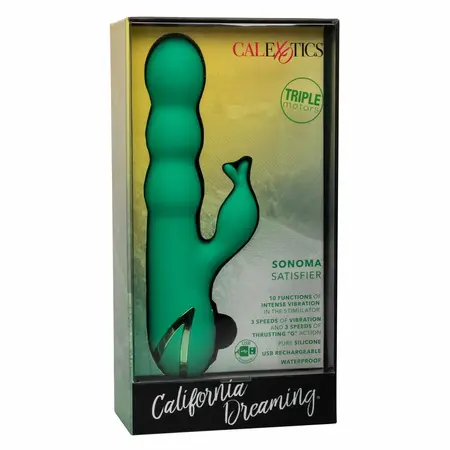 CalExotics Sonoma Satisfier Zeleni Višefunkcionalni Intimni Uređaj Silikon