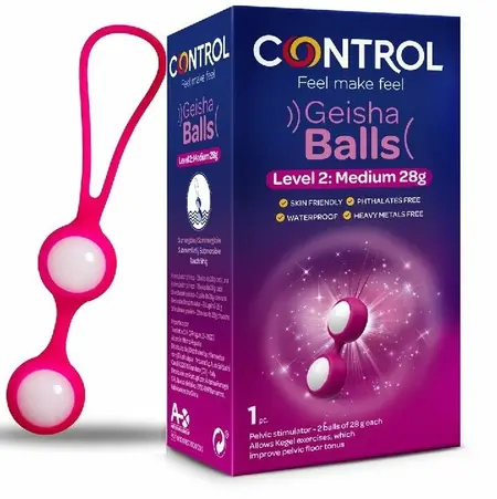 Control Geisha Balls Level II 28g - Silicone Pelvic Training System