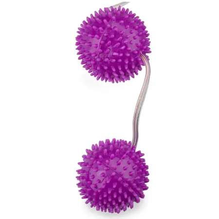 Baile Ljubičaste TPR Kuglice za Trening Karličnog Dna 3.6 cm Teksturirane