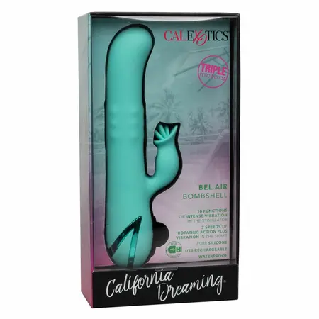 CalExotics California Dreaming Bel Air Bombshell Svetlo Zelena 13cm Silikon