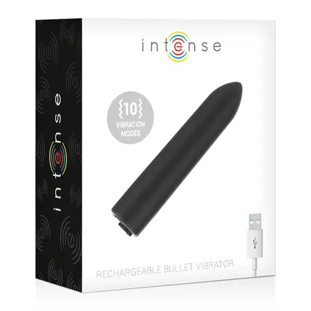 INTENSE Vibrirajući Metak 10 Režima USB Punjenje Kompaktan 8.5cm