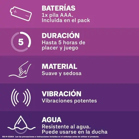 Durex Pure Pleasure Vibrating Bullet - Compact Waterproof Stimulator