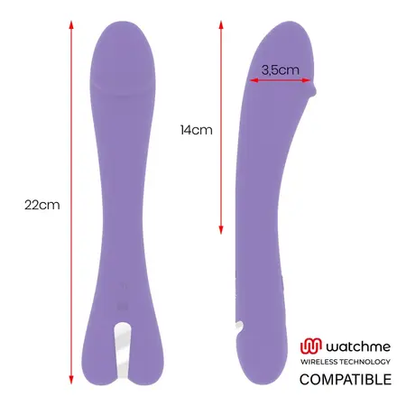 MR BOSS Enzo Bežični Intimni Uređaj Ljubičasta 22cm Silikon USB