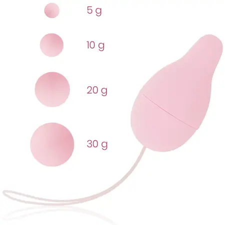 OHMAMA Pelvic Floor Trainer Kegel Sistem – Podesivi Otežani Set, Roze