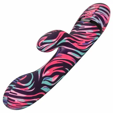 CalExotics Menage a Moi Dvostruki Wand – Vodootporni 10-Režimski USB Masažer 21cm