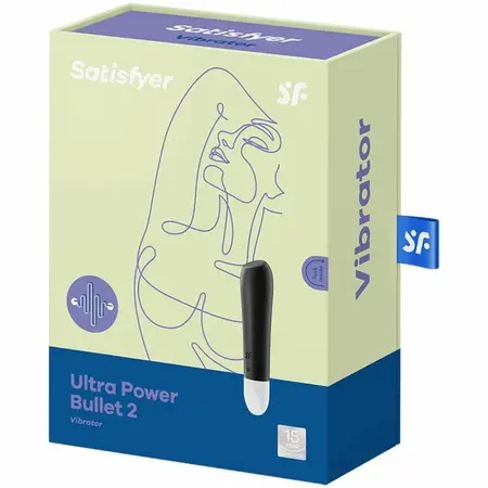 Satisfyer Ultra Power Bullet 2 Crni – Kompaktni Vodootporni Masažer
