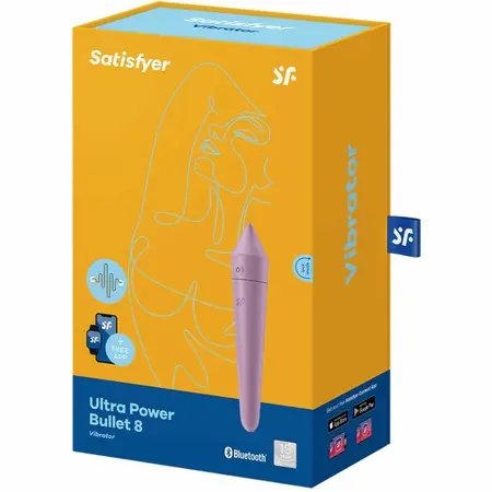Satisfyer Ultra Power Bullet 8 Lila – Aplikacijom Kontrolisan Kompaktni Model