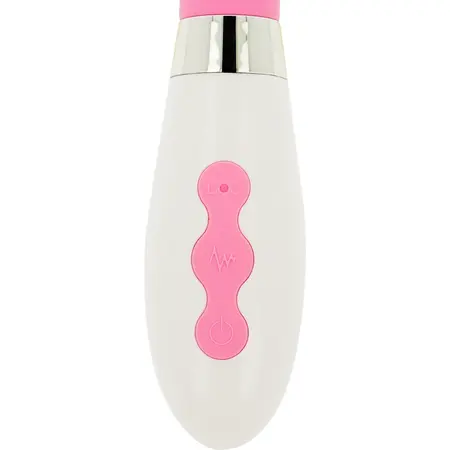 OHMAMA Intimni Pulse Uređaj Punjiv 10-Režimski Silikon 20cm Roze