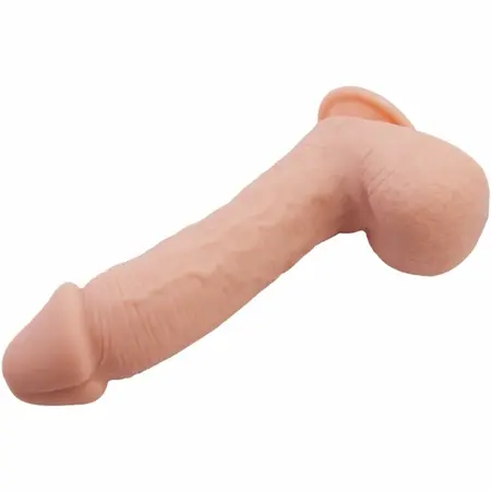 Baile Johnson Intimni Model 22 cm sa Usisnom Čašom, Meka Tekstura Kože