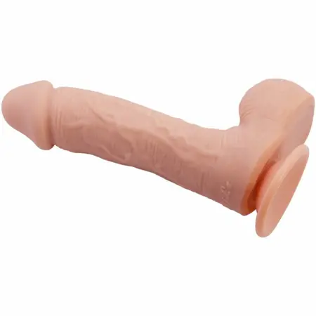 Baile Johnson Intimni Model 22 cm sa Usisnom Čašom, Meka Tekstura Kože