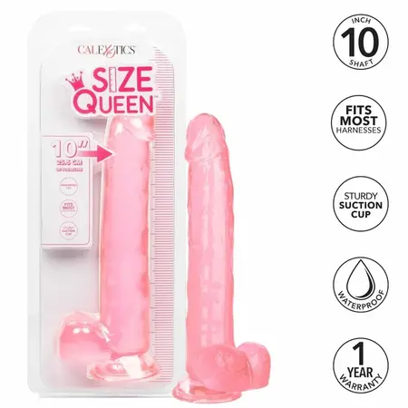 CalExotics Size Queen Intimni Dodatak Roze 25.5 cm Fleksibilni TPR