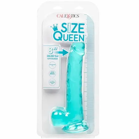 CalExotics Size Queen Intimni Model Plava 20.3 cm Fleksibilni TPR