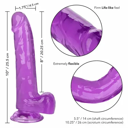 CalExotics Size Queen Intimni Model Ljubičasta 20.3cm Fleksibilni TPR