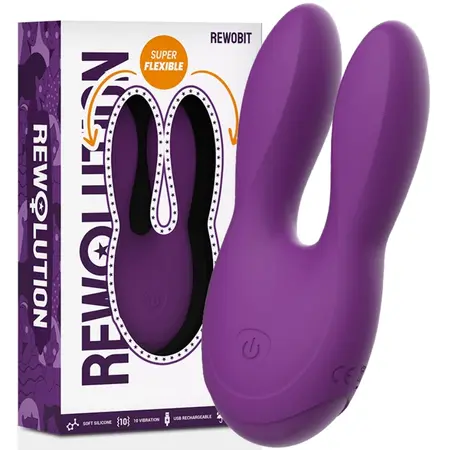Rewolution REWOBIT Duet Flex Vibrator – Fleksibilni model sa dva motora, 11.8 cm