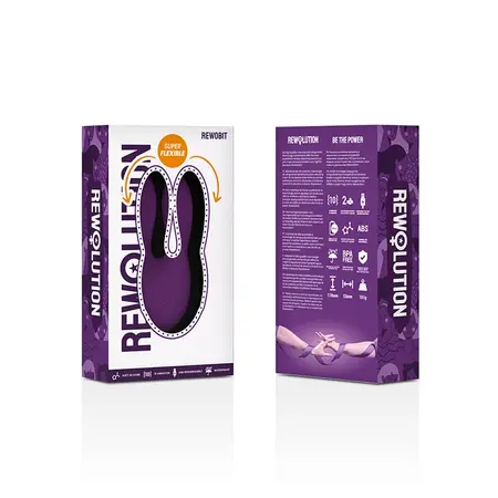 Rewolution REWOBIT Duet Flex Vibrator – Fleksibilni model sa dva motora, 11.8 cm