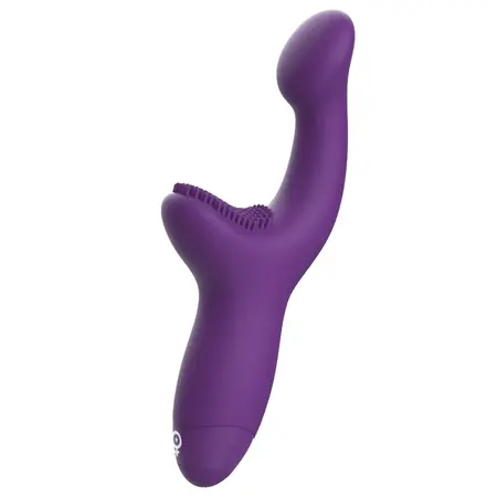 Rewolution Rewokiss Vibrator sa dva motora – Fleksibilni silikon, 18.5 cm, roze
