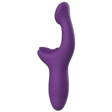 Rewolution Rewokiss Vibrator sa dva motora – Fleksibilni silikon, 18.5 cm, roze