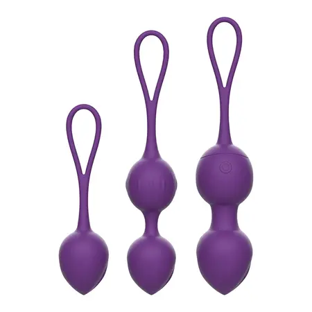 Rewolution REWOBEADS Set – Vibrirajući trener za karlično dno sa daljinskim upravljačem, silikon