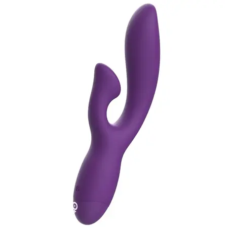 Rewolution REWOFUN Flexible Dual Motor Vibrator with Rabbit, 19.5 cm, Pink