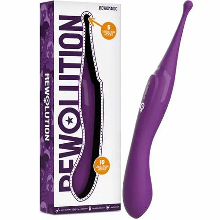 Rewolution Rewomagic Intimni rotacioni stimulator, USB, vodootporan, roze