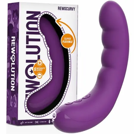 Rewolution RewoCurvy Fleksibilni punjivi vibrirajući sistem 17cm, roze