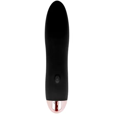 Dolce Vita Four Crni punjivi silikonski uređaj, 7 režima, 13cm
