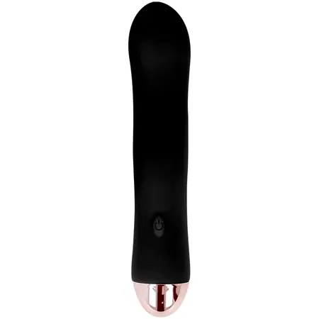 Dolce Vita Two Black Rechargeable Massager 7-Mode Silicone 13.2cm