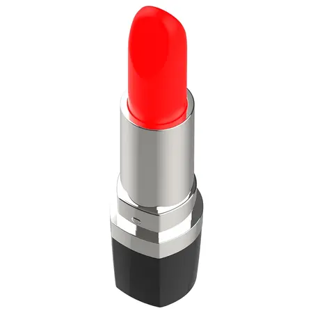 INTENSE Lippsy Kompaktni vibrirajući mini masažer u obliku ruža, crni, 10 režima