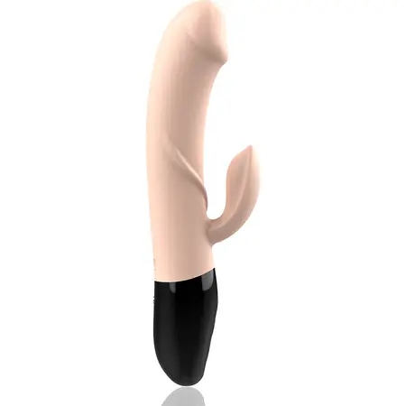 Intense Magnus Dual Natural punjivi silikonski vibrirajući sistem, 21cm