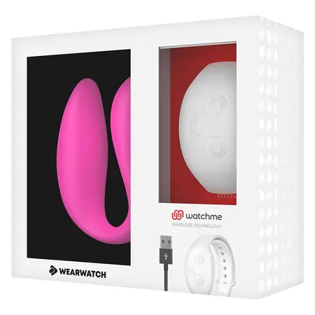 WEARWATCH WATCHME Dual Technology Intimate System Fuchsia/Snow 7 Modes