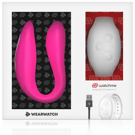 WEARWATCH WATCHME Dual Technology Intimate System Fuchsia/Snow 7 Modes