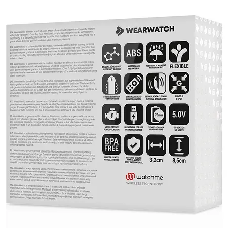 WEARWATCH Dual Technology Intimna mašina fuksija/morska voda, daljinski sat