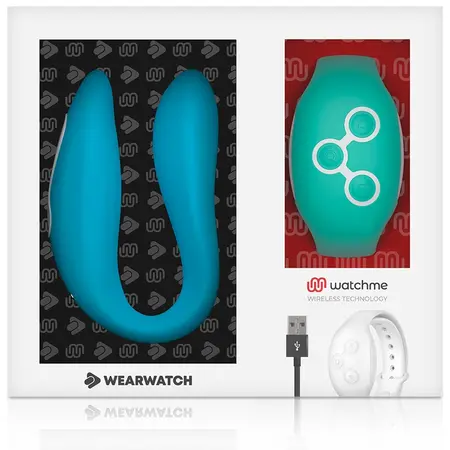 WEARWATCH Dual Technology Intimni uređaj Indigo/Morska voda – daljinski upravljač, vodootporan
