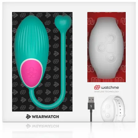 WEARWATCH Egg daljinski intimni uređaj – Snow Blue, vodootporan, WatchME kontrola