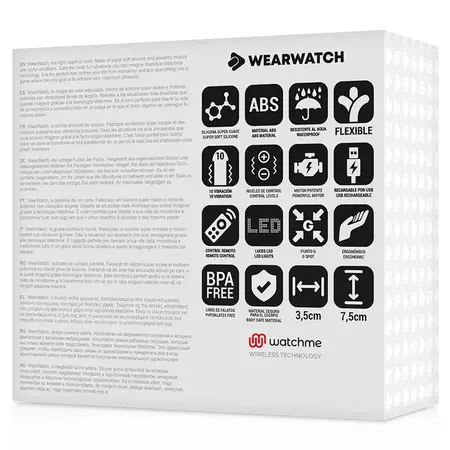 WEARWATCH WatchMe Technology Daljinski intimni jajasti uređaj Fuksija/Jet