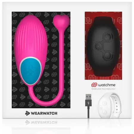 WEARWATCH WatchMe Technology Daljinski intimni jajasti uređaj Fuksija/Jet