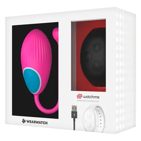WEARWATCH WatchMe Technology Daljinski intimni jajasti uređaj Fuksija/Jet