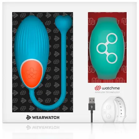 WEARWATCH Aquamarine Intimni jajasti uređaj sa daljinskim WATCHME tehnologijom, plavi